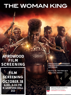 Afrowood Flyer The Woman King